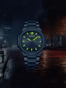 LONGBO Men Dial & Stainless Steel Bracelet Style Straps Analogue Watch Long-80511-Blu-Blu