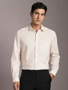 Louis Philippe Checked Pure Cotton Formal Shirt