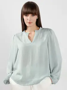 Vero Moda Women Mandarin Collar Top