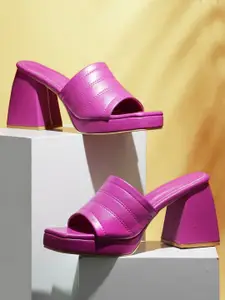 Froh Feet Women Open Toe Block Heel Sandals