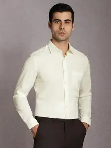 Louis Philippe Roll-Up Sleeves Slim Fit Formal Shirt