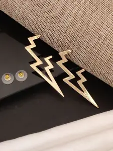 ABDESIGNS Elegant Gold Plated Classic Drop Earrings