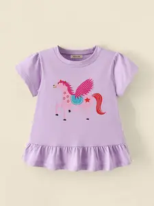 INCLUD Girls Graphic Print Top