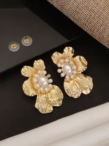 ABDESIGNS Elegant Gold Plated Classic Drop Earrings