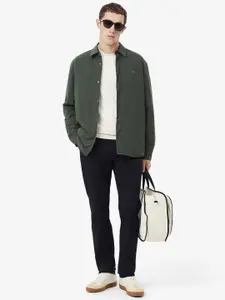 Lacoste Men Slim Fit Mid-Rise Chinos Trousers