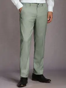 Louis Philippe Men Slim Fit Mid-Rise Formal Trousers