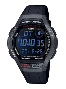 V2A Men Dial & Textured Straps Digital Watch V2A-OT-1916-Black-Grey-0