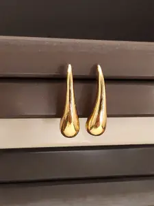 ABDESIGNS Elegant Gold Plated Classic Drop Earrings