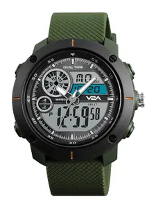 V2A Men Dial & Straps Analogue and Digital Watch V2A-1361-Green
