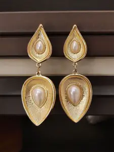 ABDESIGNS Elegant Gold Plated Classic Drop Earrings