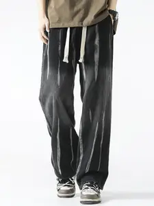 StyleCast x Revolte Men Relaxed Fit Mid-Rise Light Fade Jeans