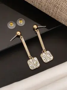ABDESIGNS Elegant Gold Plated Classic Drop Earrings