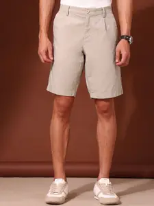 U.S. Polo Assn. Men Striped Slim Fit Chino Shorts Technology