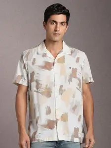 Louis Philippe Jeans Printed Slim Fit Casual Shirt