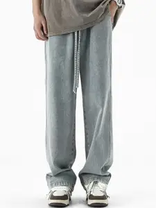 StyleCast x Revolte Men Relaxed Fit Mid-Rise Light Fade Jeans