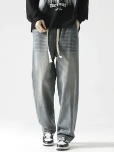 StyleCast x Revolte Men Relaxed Fit Mid-Rise Light Fade Jeans