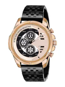 IIK COLLECTION Men Dial & Stainless Steel Analogue Chronograph Watch DK-4009M