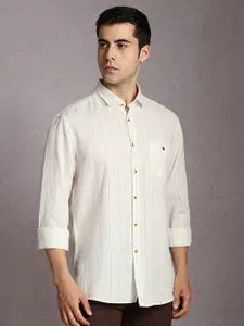 Louis Philippe Sport Printed Slim Fit Cotton Casual Shirt
