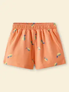 INCLUD Girls Conversational Printed Regular Shorts
