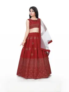 Shoryam Fashion Girls Ready to Wear Lehenga Set