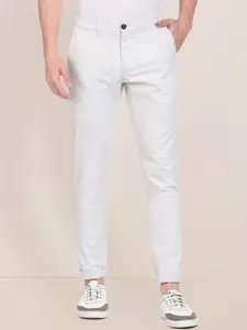 U.S. Polo Assn. Men Solid Mid-Rise Casual Regular Trouser