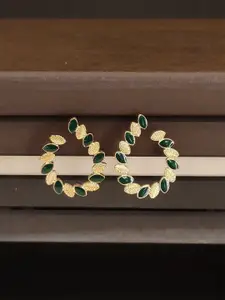 ABDESIGNS Elegant Gold Plated Classic Studs Earrings