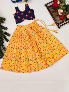 Shoryam Fashion Girls Embroidered Ready to Wear Lehenga Choli