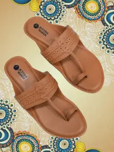 JUTTIESMAKER Women Open Toe Flats