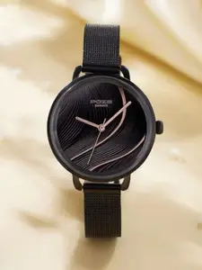 Sonata Poze Dial Strap Analog Watch For Women - SP80001NM01