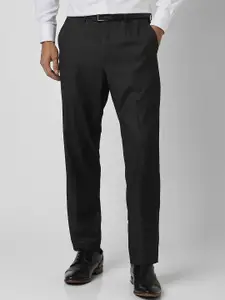 Van Heusen Men Solid Slim Fit Trousers