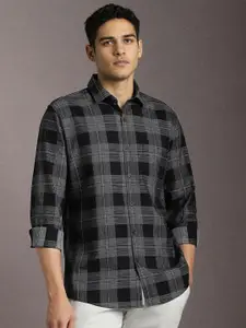 Louis Philippe Sport Checked Slim Fit Pure Cotton Casual Shirt