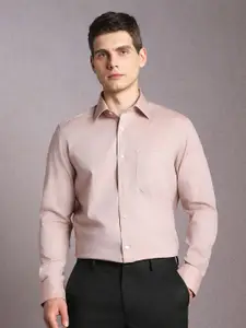 Louis Philippe Textured Pure Cotton Formal Shirt