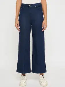 Madame Women Wide Leg Mid-Rise Jeans