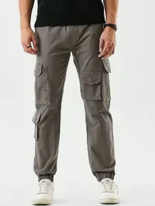 Snitch Men Mid-Rise Regular Fit Cargo Trousers