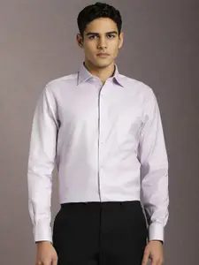 Louis Philippe Textured Pure Cotton Formal Shirt