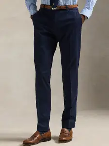 Polo Ralph Lauren Men Solid Slim Fit Mid-Rise Casual Formal Trouser