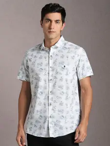 Louis Philippe Sport Printed Slim Fit Pure Cotton Casual Shirt