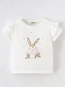 INCLUD Girls Graphic Print Top