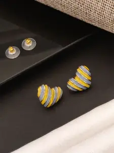 ABDESIGNS Elegant Gold Plated Classic Studs Earrings