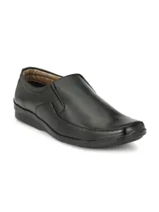 LEEPEETER  Men Leather Formal Slip-Ons
