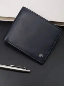 Louis Philippe Men Leather Two Fold Wallet