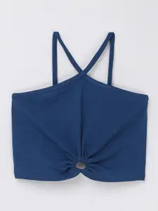 taffykids Girls Halter Neck Crop Top