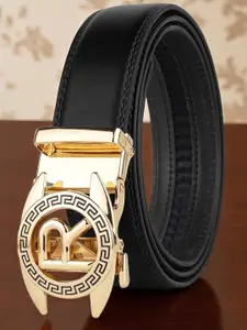 The Roadster Lifestyle Co. Men Alphabet Letter Autlock Buckle Belt