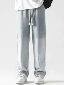 StyleCast x Revolte Men Relaxed Fit Mid-Rise Light Fade Jeans