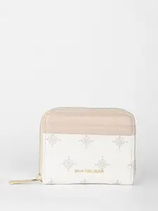 Van Heusen Woman Ethnic Motifs Printed Zip Around Wallet