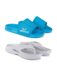 BERSACHE Men Rubber Sliders