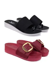 BERSACHE Women Set Of 2 Sliders