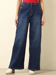 U.S. Polo Assn. Women Wide Leg Stretchable Cotton Jeans