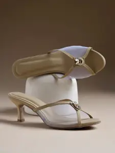 Froh Feet Embellished Kitten Sandals