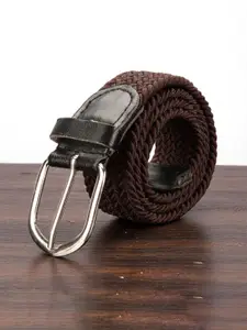 The Roadster Lifestyle Co. Men Braided Stretchable Belt